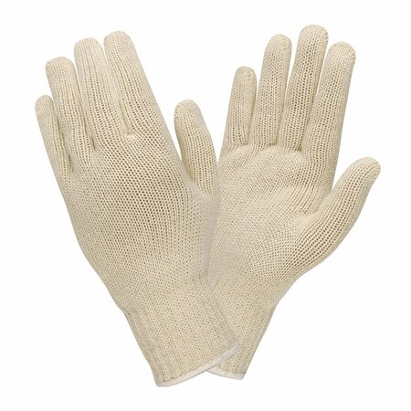 CORDOVA Machine Knit, Medium Weight, 100% Cotton Gloves, M, 12PK 3435M
